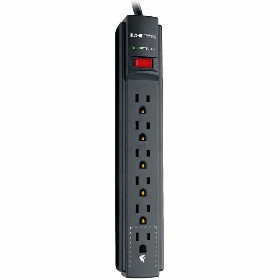Eaton Tripp Lite Protect It! TLP606B 6-Outlet Surge Protector with 900 Joules and 6 ft. Cord