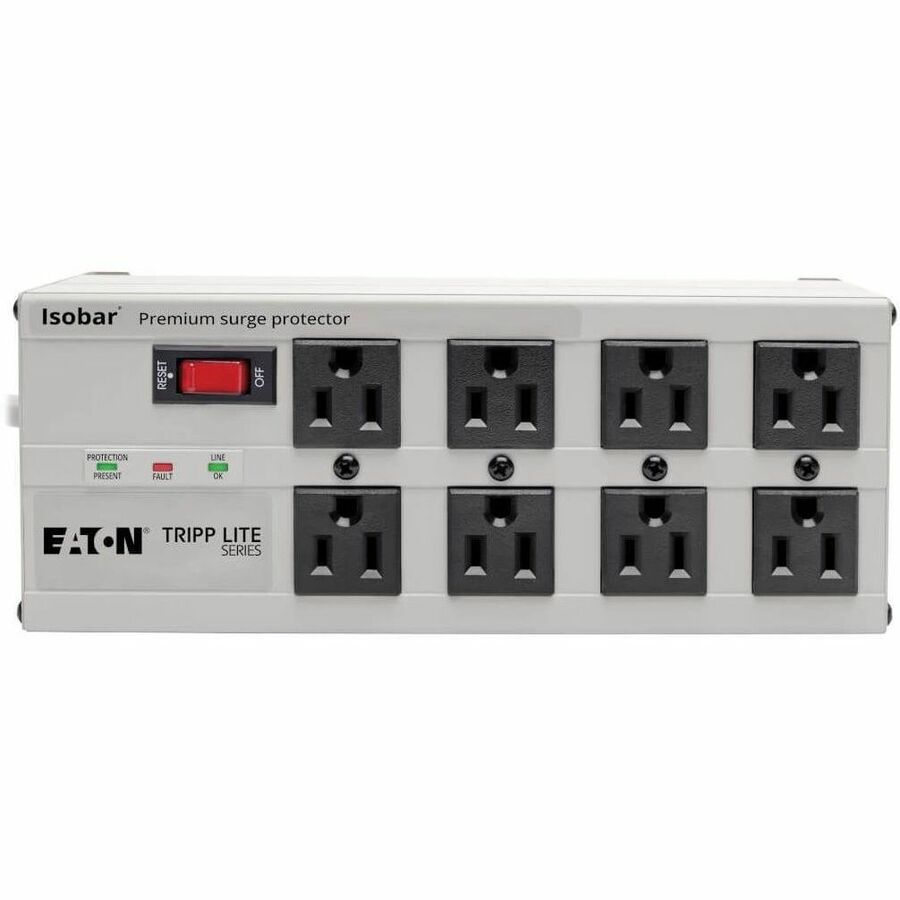 Eaton Tripp Lite Series Isobar 8-Outlet Surge Protector with 25 ft. Cord and Metal Housing