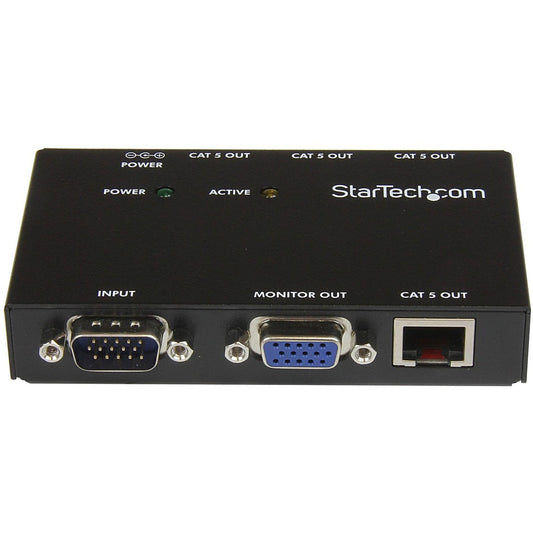 StarTech.com 4 Port VGA Video Extender over Cat 5 - 450 ft Range (Part Number: ST1214T)