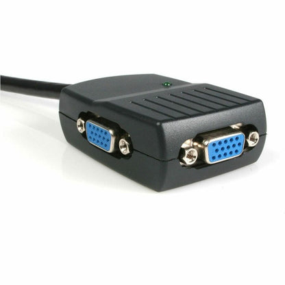 StarTech.com ST122LE 2 Port VGA Video Splitter – USB Powered, Compact Design for Dual Monitors