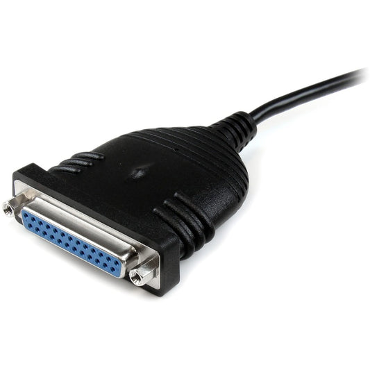 StarTech.com ICUSB1284D25 6 ft USB to DB25 Parallel Printer Adapter Cable
