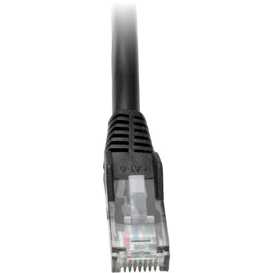 Eaton Tripp Lite Series Cat6 Gigabit Snagless Molded Ethernet Cable, 2 ft, Black
