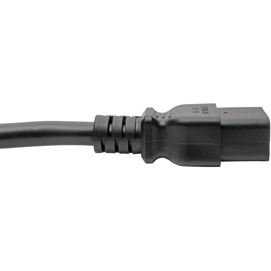 Eaton Tripp Lite Series Power Cord, C19 to NEMA 5-20P, 10 ft Heavy-Duty 20A 125V Black
