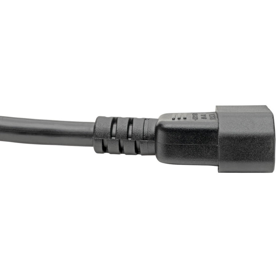 Eaton Tripp Lite Series Power Cord C19 to C14 - Heavy-Duty 10 ft. 15A 250V Black
