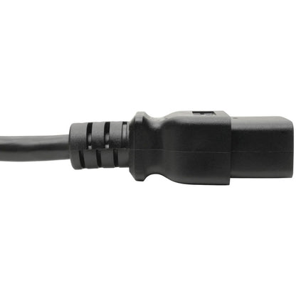 Tripp Lite P034-010 Heavy-Duty Power Cord – C19 to NEMA 5-15P, 10 ft, 14 AWG, 125V, Black