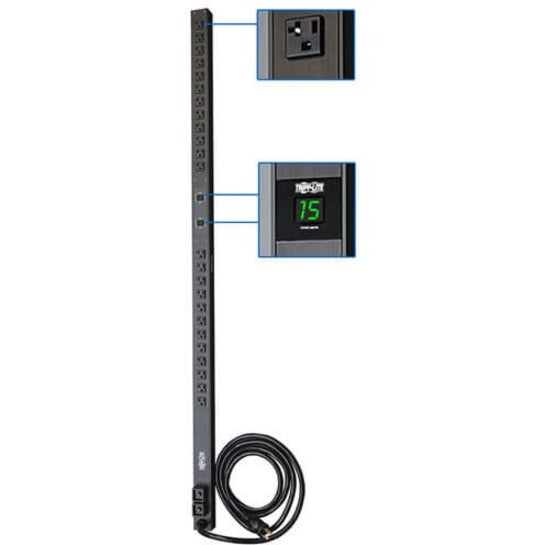 Eaton Tripp Lite PDUMV30 Metred 120V 30A 24 Outlet Rack PDU with Digital Current Meters