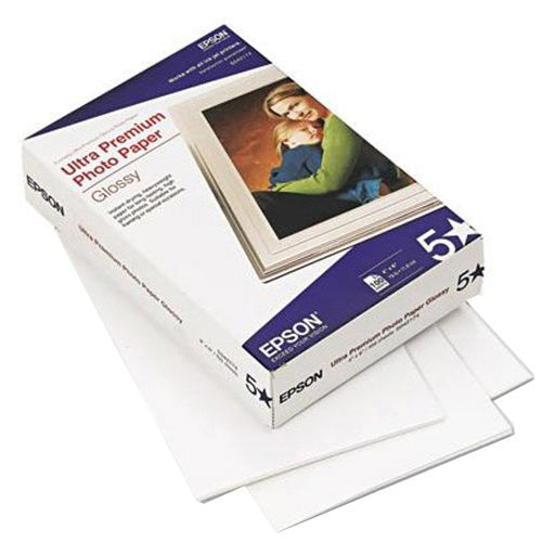 Epson Ultra Premium Photo Paper 4x6 - Glossy Finish for Stunning Inkjet Prints