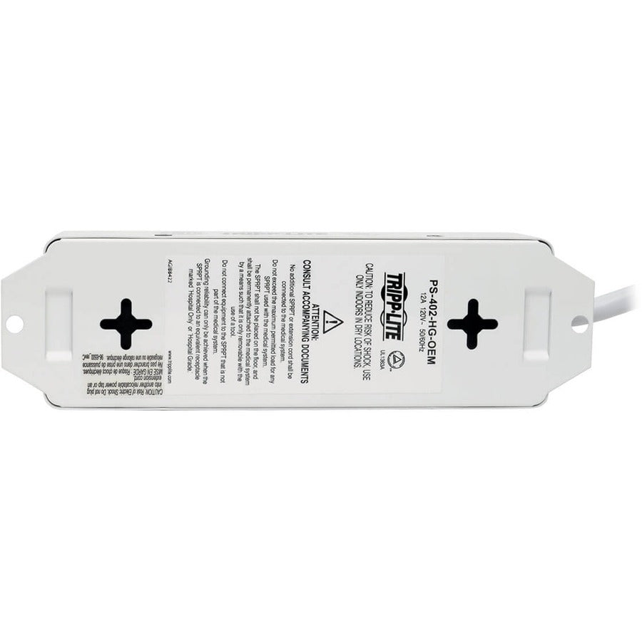 Eaton Tripp Lite Series PS-415-HG-OEM Medical-Grade Power Strip with 4 Hospital-Grade Outlets and 15 ft. Cord