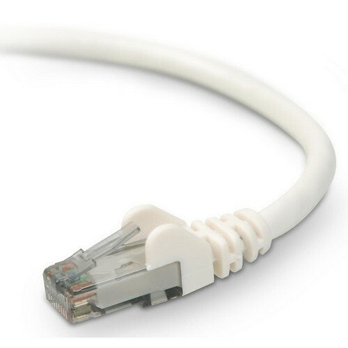 Belkin Cat. 6 UTP Patch Cable - 1 ft, White, Snagless RJ-45 Male to Male Network Cable