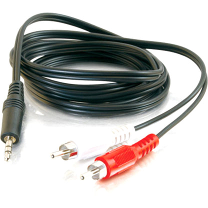 C2G Value Series 6ft Stereo Y-Cable with 3.5mm Male and RCA Male Connectors