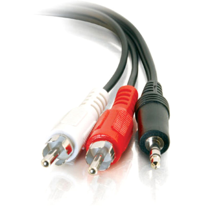 C2G Value Series 6ft Stereo Y-Cable with 3.5mm Male and RCA Male Connectors