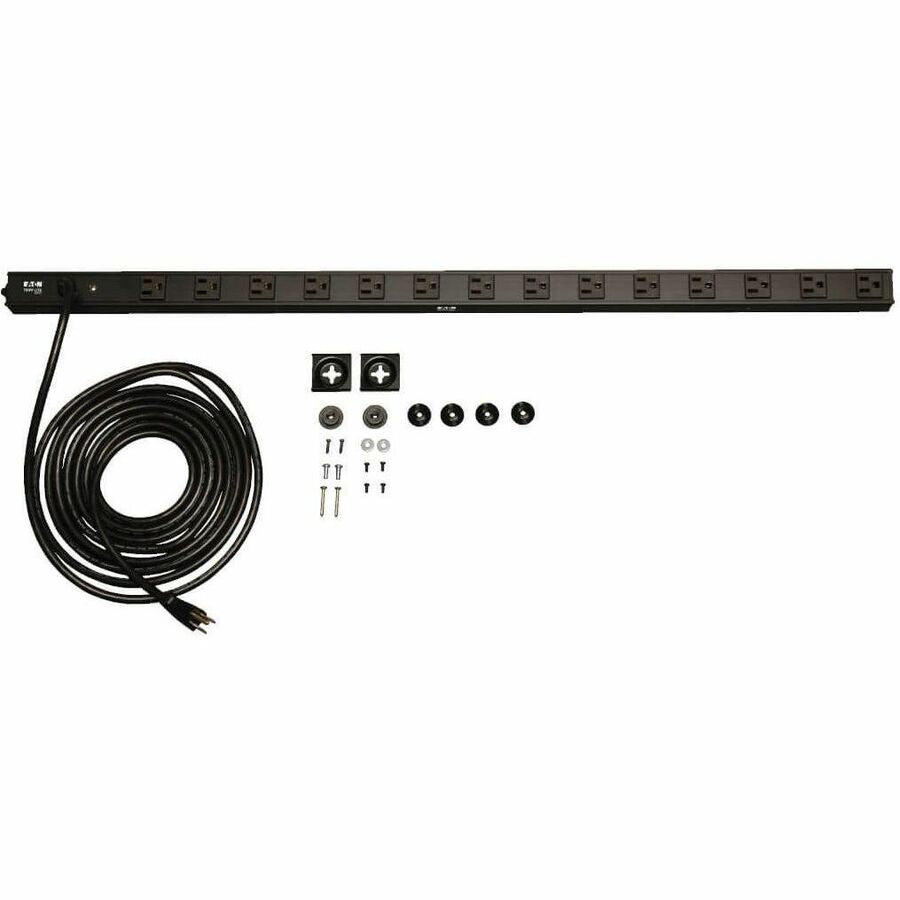 Eaton Tripp Lite PDUV15 Basic Vertical Power Distribution Unit with 14 Outlets and 15-Amp Capacity