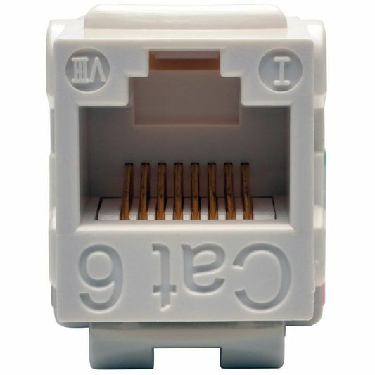 Eaton Tripp Lite Series Cat6/Cat5e 110 Punch Down Keystone Jack - White