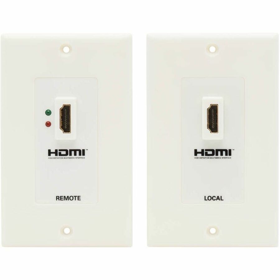Eaton Tripp Lite Series HDMI Over Cat5/Cat6 Wall Plate Kit with Signal Regenerator and Extender