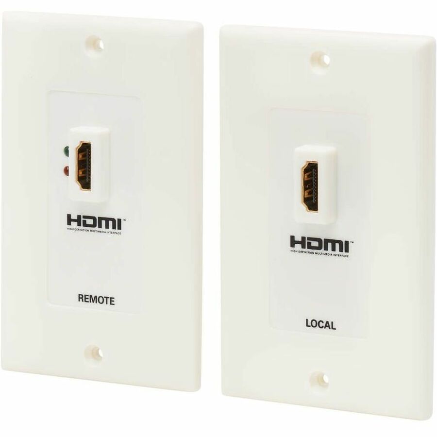 Eaton Tripp Lite Series HDMI Over Cat5/Cat6 Wall Plate Kit with Signal Regenerator and Extender