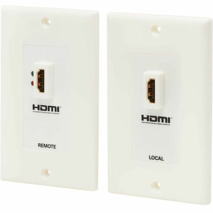 Eaton Tripp Lite Series HDMI Over Cat5/Cat6 Wall Plate Kit with Signal Regenerator and Extender