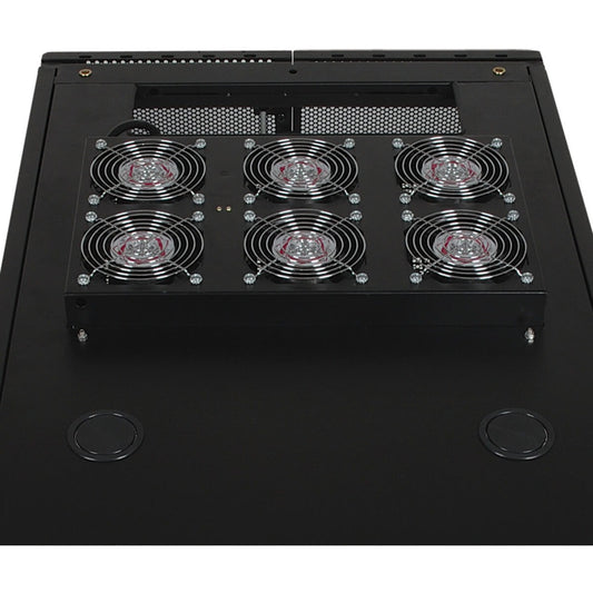 Eaton Tripp Lite SRFANROOF Roof-Mounted Fan Panel with Six 120V High-Performance Fans for SmartRack Enclosures