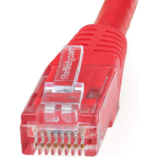 StarTech.com 6ft Red Cat6 Ethernet Patch Cable - Gigabit UTP, 10 Gbps, PoE Support, UL & ETL Certified