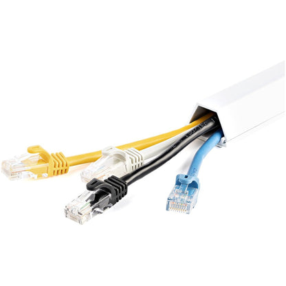 StarTech.com TC6W2 6 ft White Cable Raceway Duct for Organized Cable Management