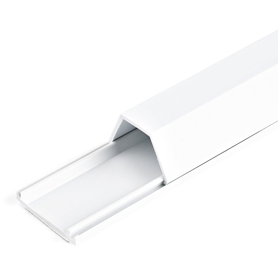 StarTech.com TC6W2 6 ft White Cable Raceway Duct for Organized Cable Management