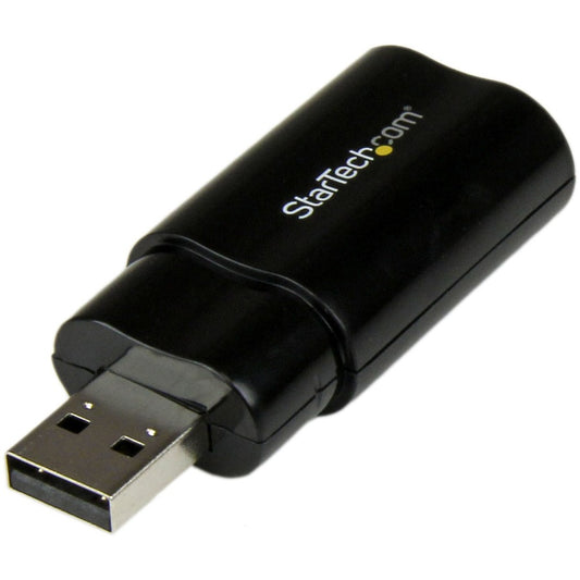 StarTech.com USB 2.0 to External Stereo Audio Adapter – Compact Plug-and-Play Solution for Windows and Mac