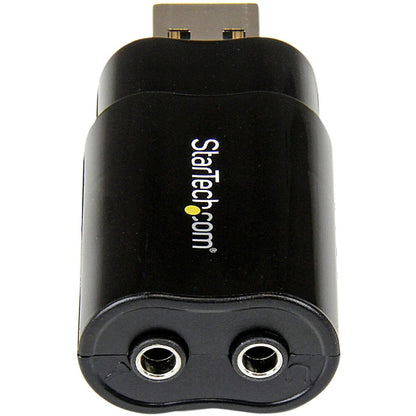 StarTech.com USB 2.0 to External Stereo Audio Adapter – Compact Plug-and-Play Solution for Windows and Mac