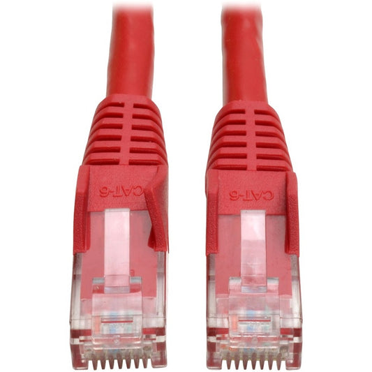 Eaton Tripp Lite Series Cat6 Gigabit UTP Patch Cable, 7 ft Red (Part N201-007-RD)