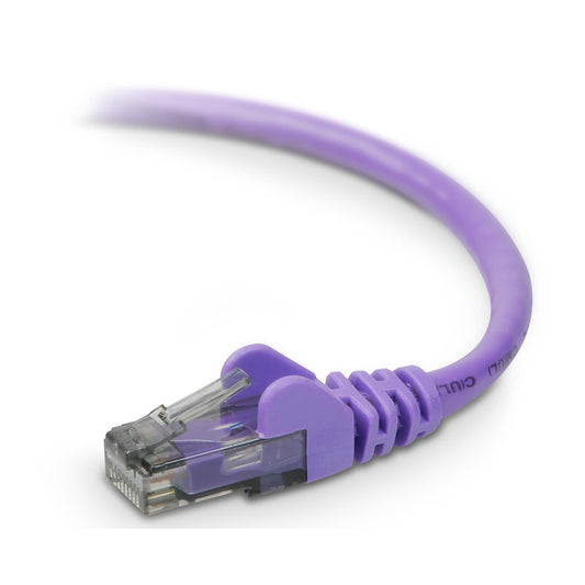 Belkin Cat.6 High Performance UTP Stranded Patch Cable, 6 ft, Purple