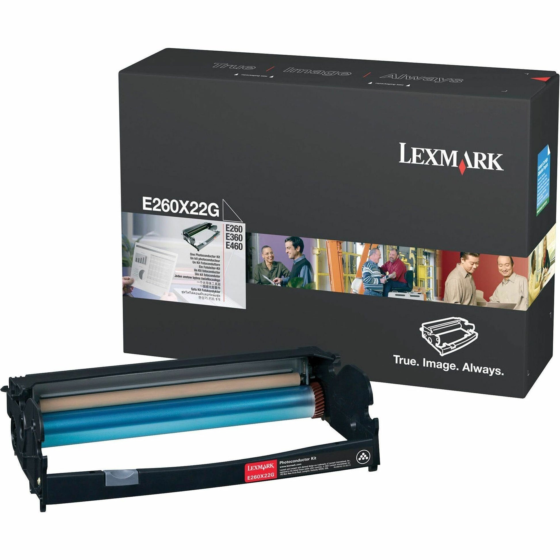 Lexmark E260X22G Photoconductor Kit by Xerox Corporation – Black Laser Imaging Drum for Lexmark E260d, E360d, X364dn and More