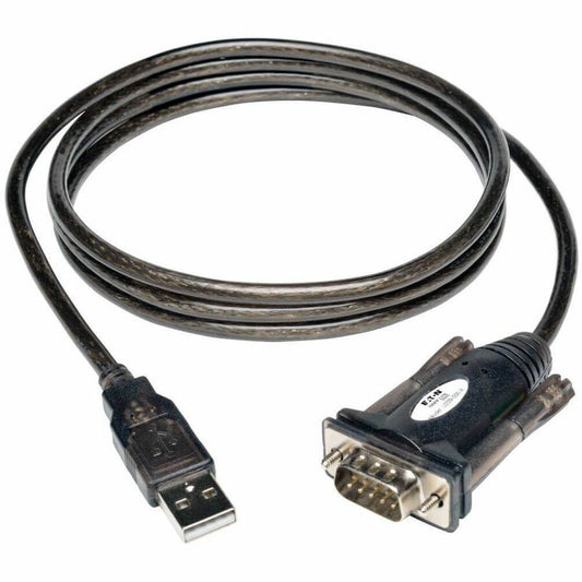 Eaton Tripp Lite Series USB-A to RS-232 Serial Adapter Cable (U209-000-R), 5 ft
