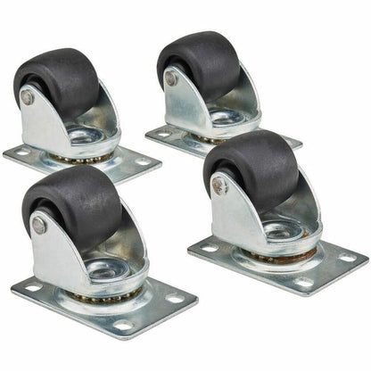 Eaton Tripp Lite Series SRCASTER Caster Kit for SmartRack Enclosures – Heavy Duty Rolling Casters with 550 lb Capacity, 4 Pack