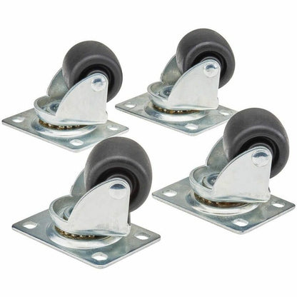 Eaton Tripp Lite Series SRCASTER Caster Kit for SmartRack Enclosures – Heavy Duty Rolling Casters with 550 lb Capacity, 4 Pack