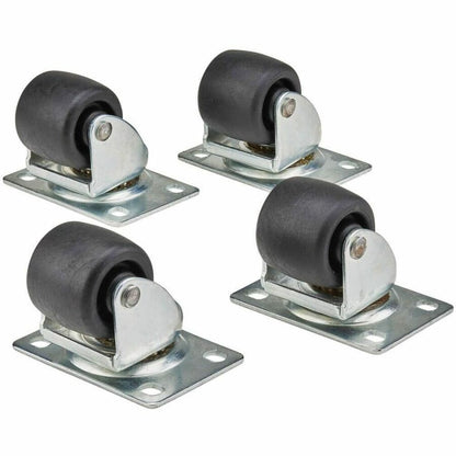 Eaton Tripp Lite Series SRCASTER Caster Kit for SmartRack Enclosures – Heavy Duty Rolling Casters with 550 lb Capacity, 4 Pack