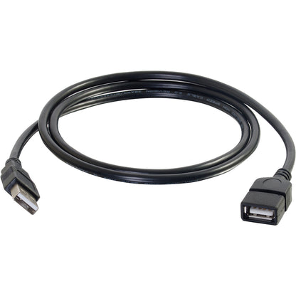 C2G 6.6ft USB 2.0 Extension Cable - USB Type-A Male to Female - Black