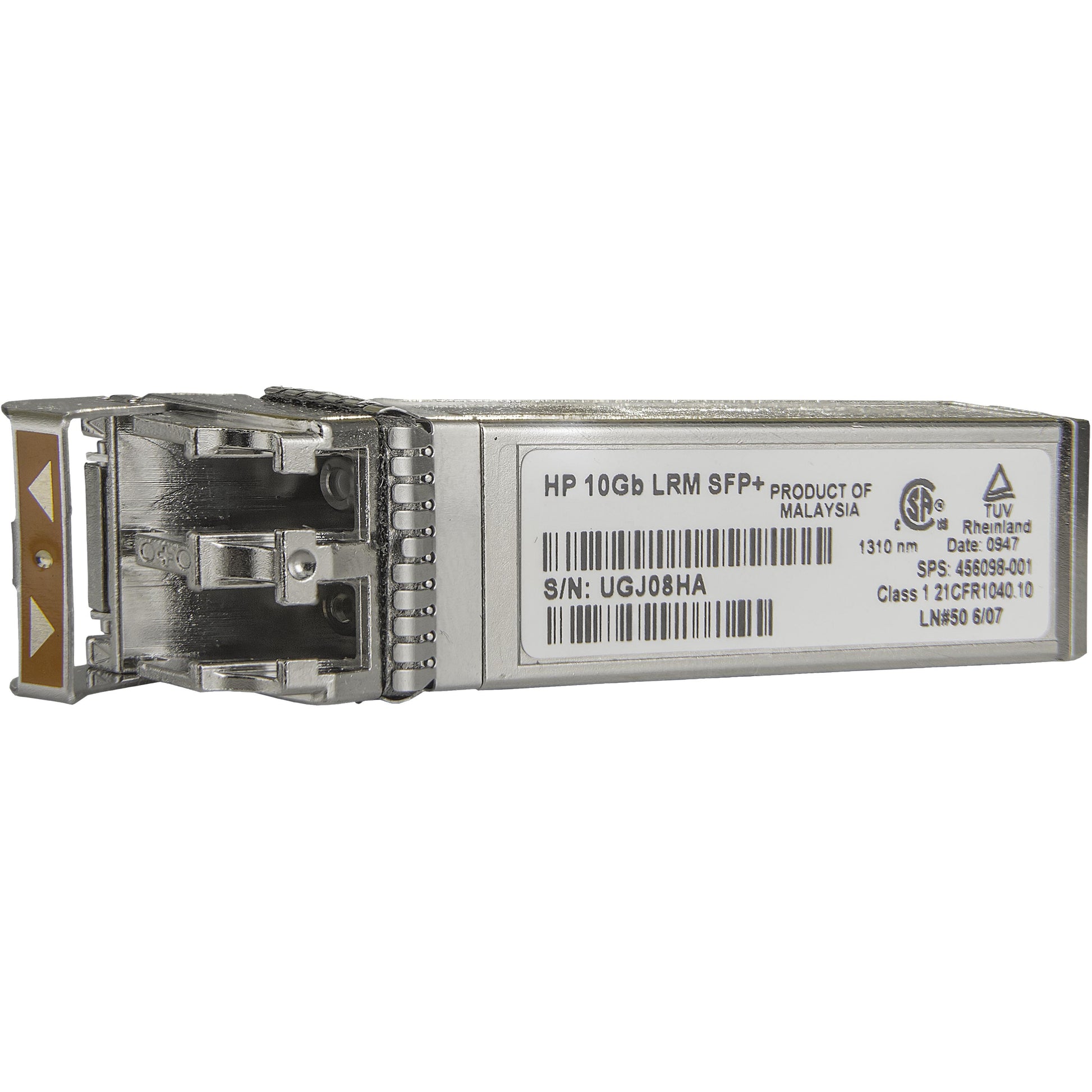 Hewlett Packard Enterprise BladeSystem c-Class 10Gb SFP+ SR Transceiver - 10GBase-SR Optical Fiber Module