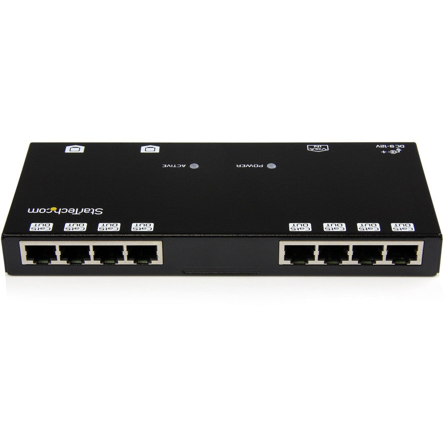 StarTech.com ST1218T 8-Port VGA Video Extender over Cat 5 for Long-Distance Video Distribution