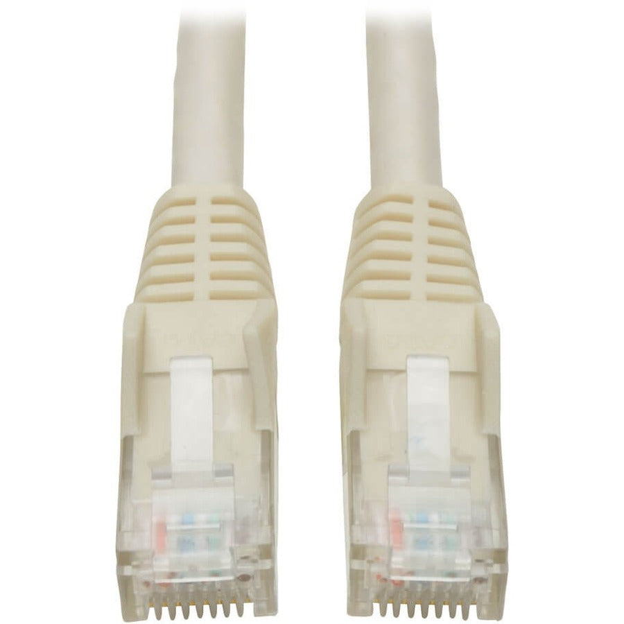 Eaton Tripp Lite Series Cat6 UTP Patch Cable - 7 ft White Gigabit Ethernet Cable with Snagless RJ45 Connectors