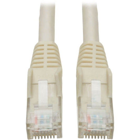 Eaton Tripp Lite Series Cat6 UTP Patch Cable - 7 ft White Gigabit Ethernet Cable with Snagless RJ45 Connectors