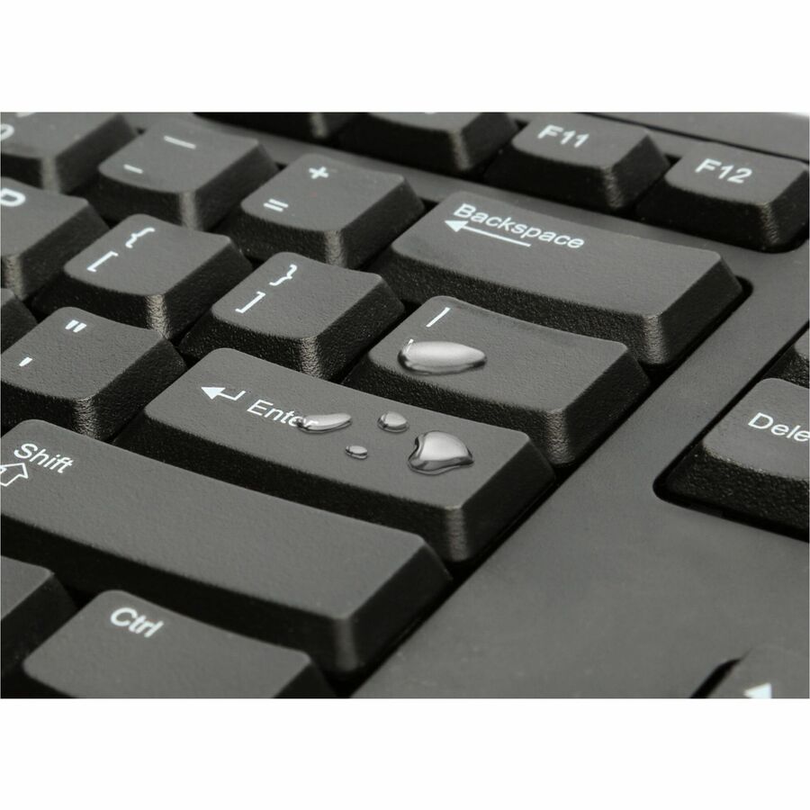 Kensington Keyboard for Life K64370A – Spill-Proof 104-Key USB Membrane Keyboard with Slim Profile and 3-Year Warranty