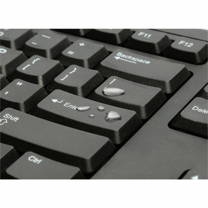 Kensington Keyboard for Life K64370A – Spill-Proof 104-Key USB Membrane Keyboard with Slim Profile and 3-Year Warranty