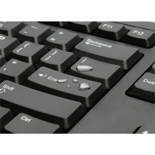 Kensington Keyboard for Life K64370A – Spill-Proof 104-Key USB Membrane Keyboard with Slim Profile and 3-Year Warranty