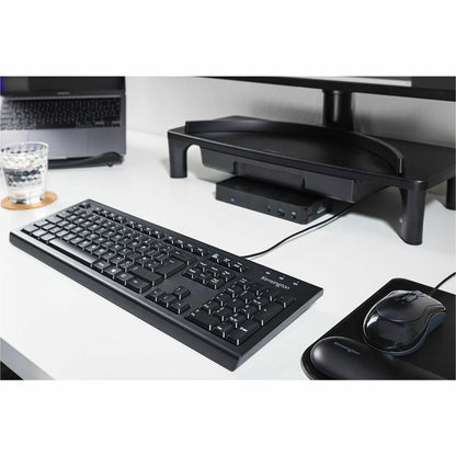 Kensington Keyboard for Life K64370A – Spill-Proof 104-Key USB Membrane Keyboard with Slim Profile and 3-Year Warranty