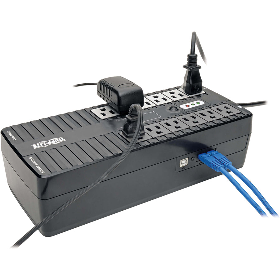 Eaton Tripp Lite ECO 750VA Desktop UPS with 12 NEMA 5-15R Outlets and Energy Star Certification