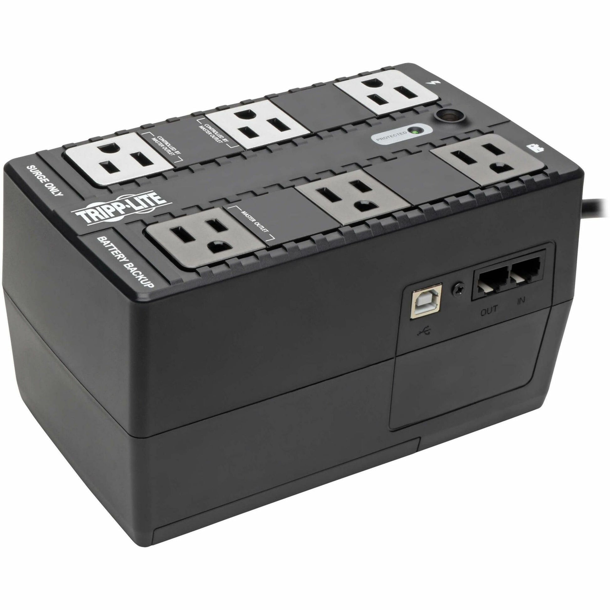 Eaton Tripp Lite ECO350UPS 350VA Standby UPS System with 6 NEMA 5-15R Outlets and ENERGY STAR Certification
