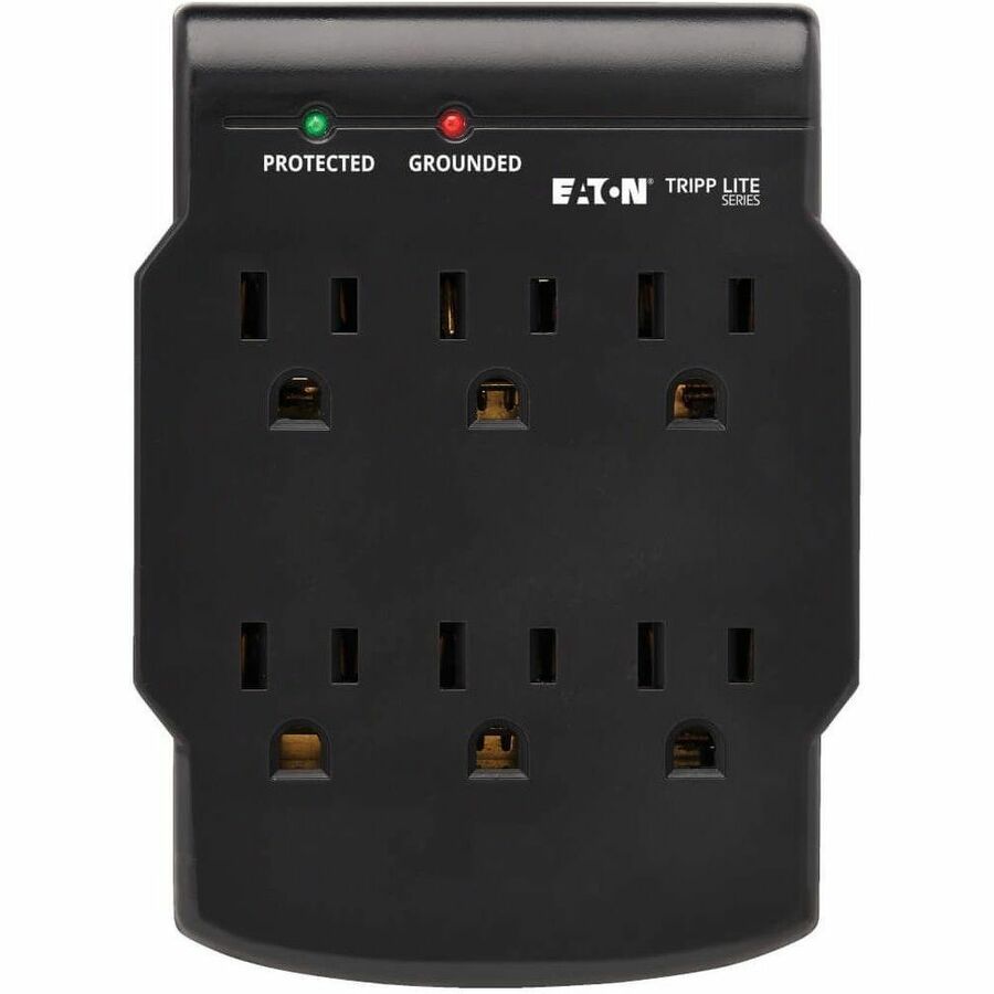 Eaton Tripp Lite SK6-0B 6-Outlet Surge Protector with 750 Joules and Lifetime Warranty