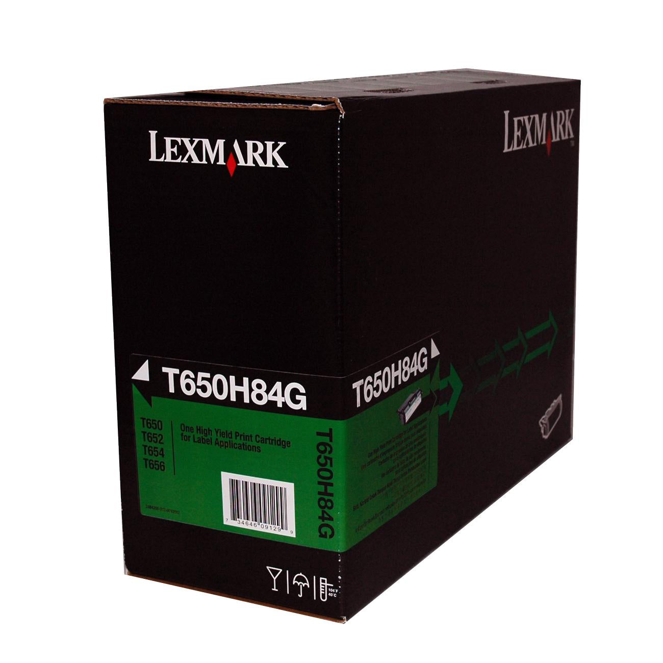 Lexmark T650H84G High Yield Black Laser Toner Cartridge for Lexmark T650, T652, T654 Printers