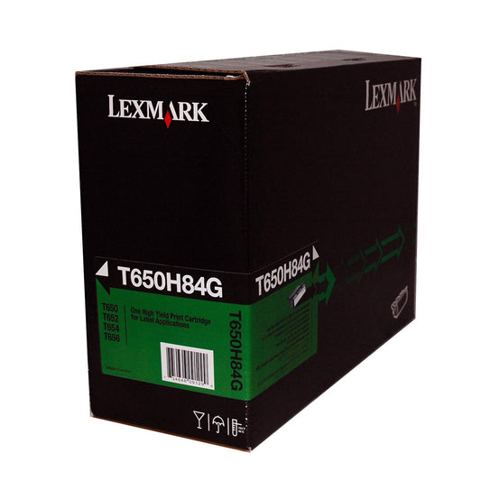 Lexmark T650H84G High Yield Black Laser Toner Cartridge for Lexmark T650, T652, T654 Printers