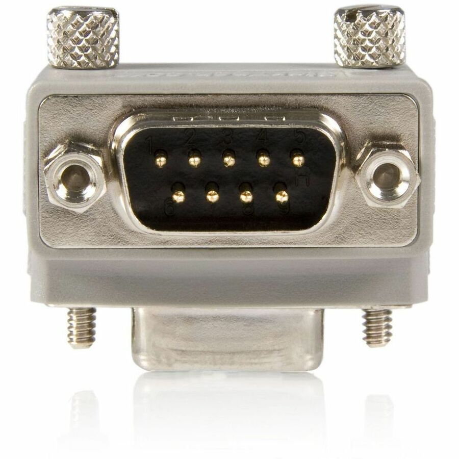 StarTech.com Right Angle DB9 Serial Adapter Cable (Part GC99MFRA1) for Space-Constrained Connections