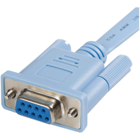 StarTech.com Cisco Console Router Cable - RJ45 Male to DB9 Female - 6 ft