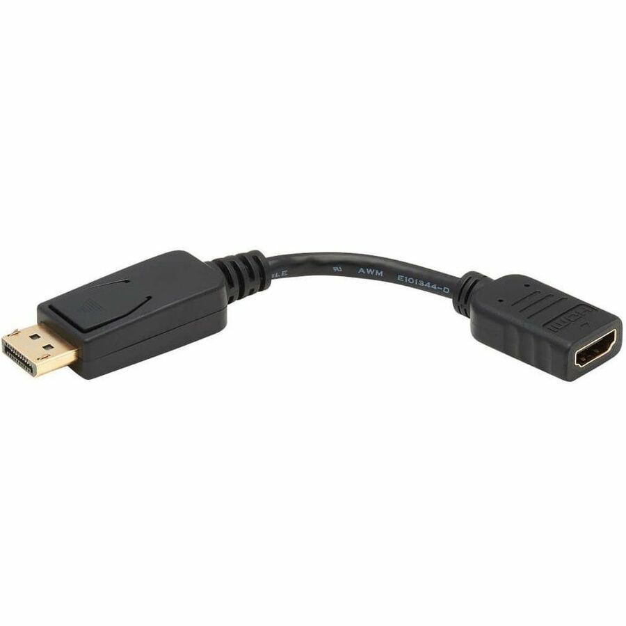 Eaton Tripp Lite Series DisplayPort to HDMI Adapter Cable (P136-000), 6 inches, Black